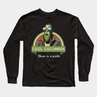 Cool Cucumber Never In A Pickle Long Sleeve T-Shirt